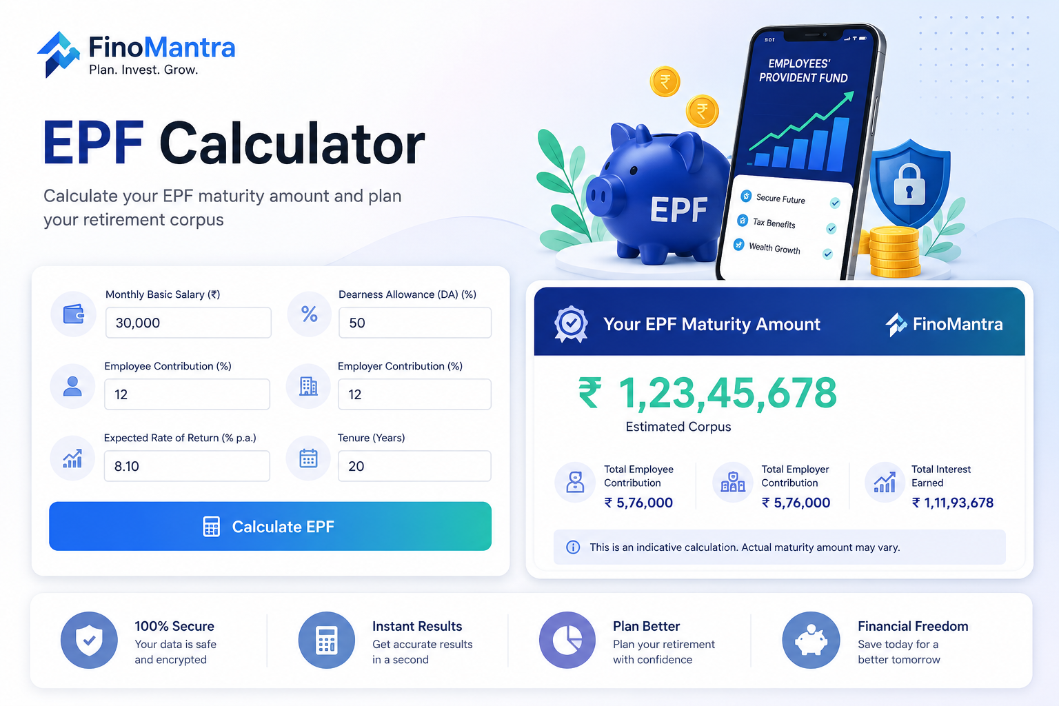 EPF Calculator