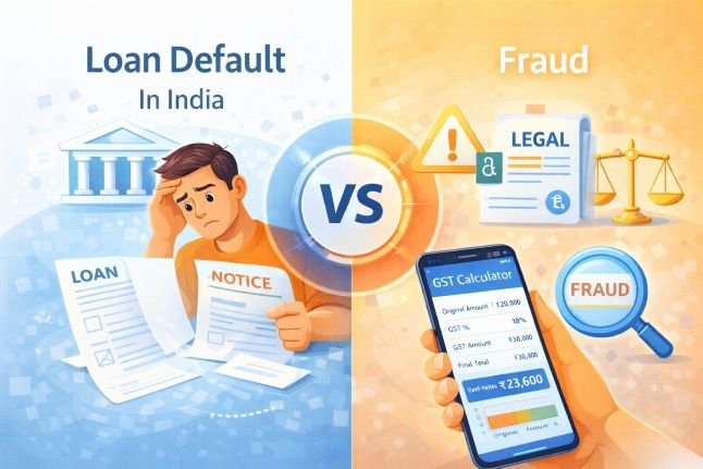  Loan default vs fraud legal difference  