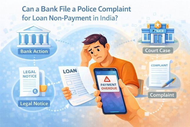 Can a Bank File a Police Complaint for Loan Non-Payment in India? 