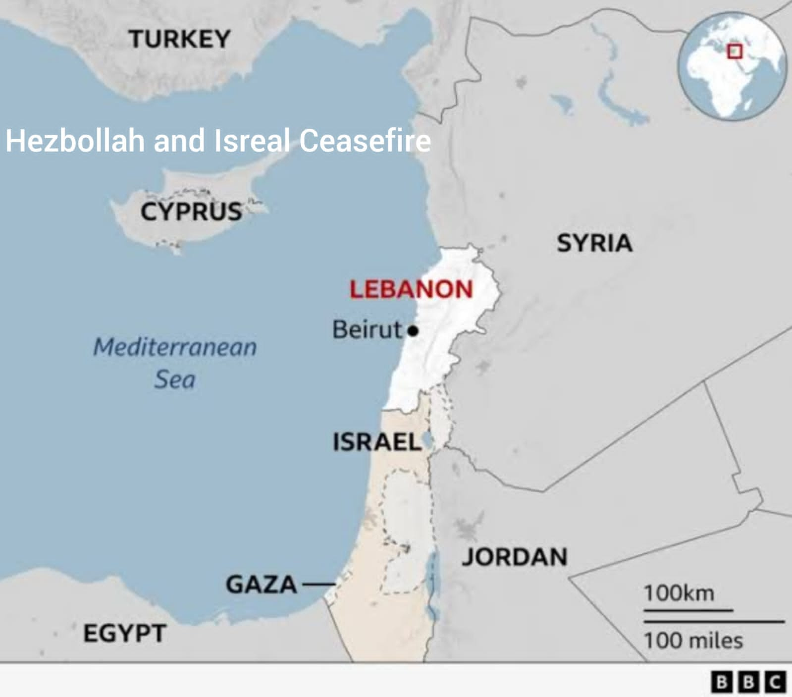 Hezbollah and Isreal Ceasefire in Hindi